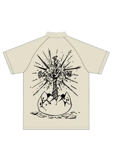 240g Cotton Easter Cross Printed T-shirt