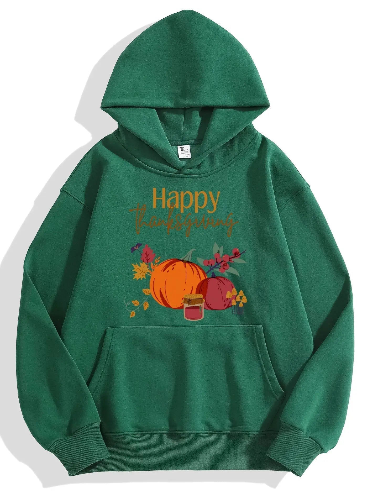 Pumpkin Thanksgiving Hoodie Sweatshirt Cozy Fall Outfit for Festive Holiday Style