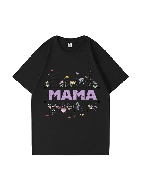 240g Floral Mama Cotton T-shirt