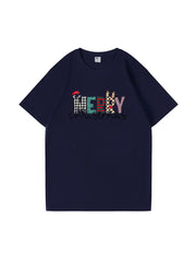 Custom Merry Christmas T-Shirt  Festive and Comfortable Tee for Holiday Cheer
