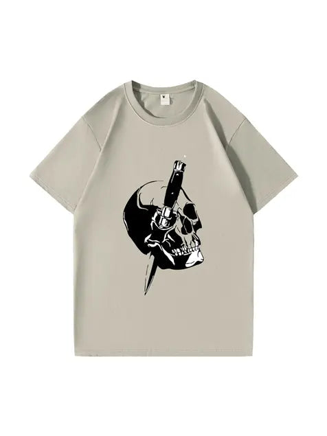 240g Cotton Easter Cross Printed T-shirt
