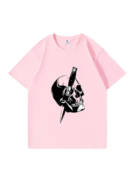 240g Cotton Easter Cross Printed T-shirt