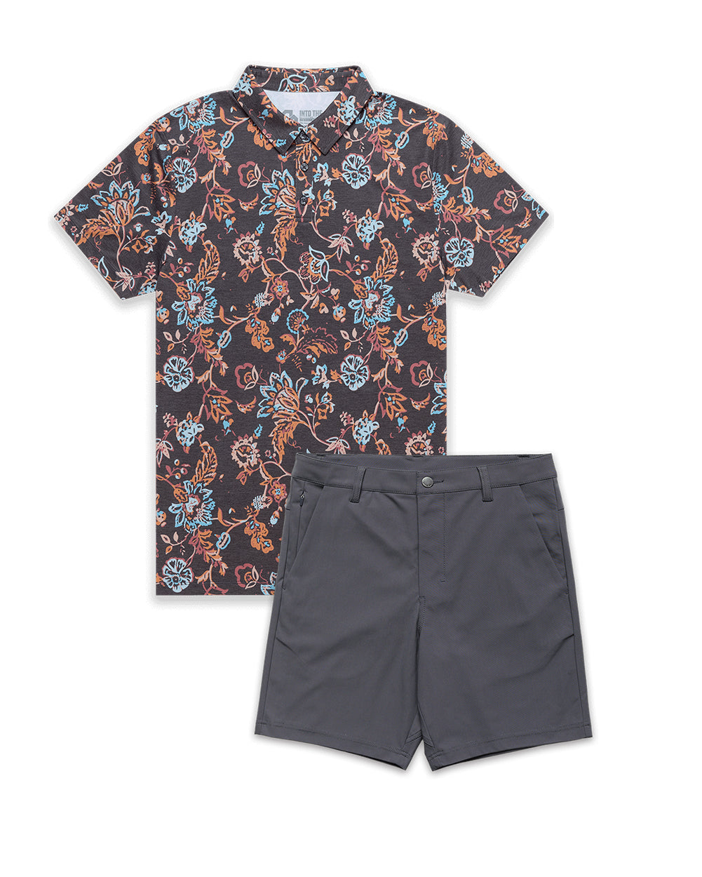 2 Piece Set Performance Polo and Daily Shorts for Men