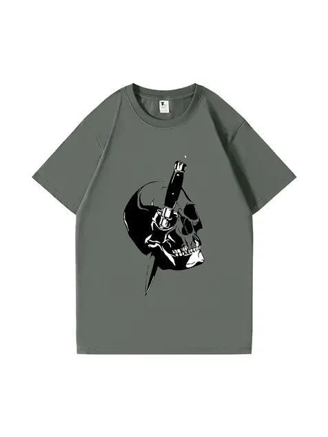 240g Cotton Easter Cross Printed T-shirt