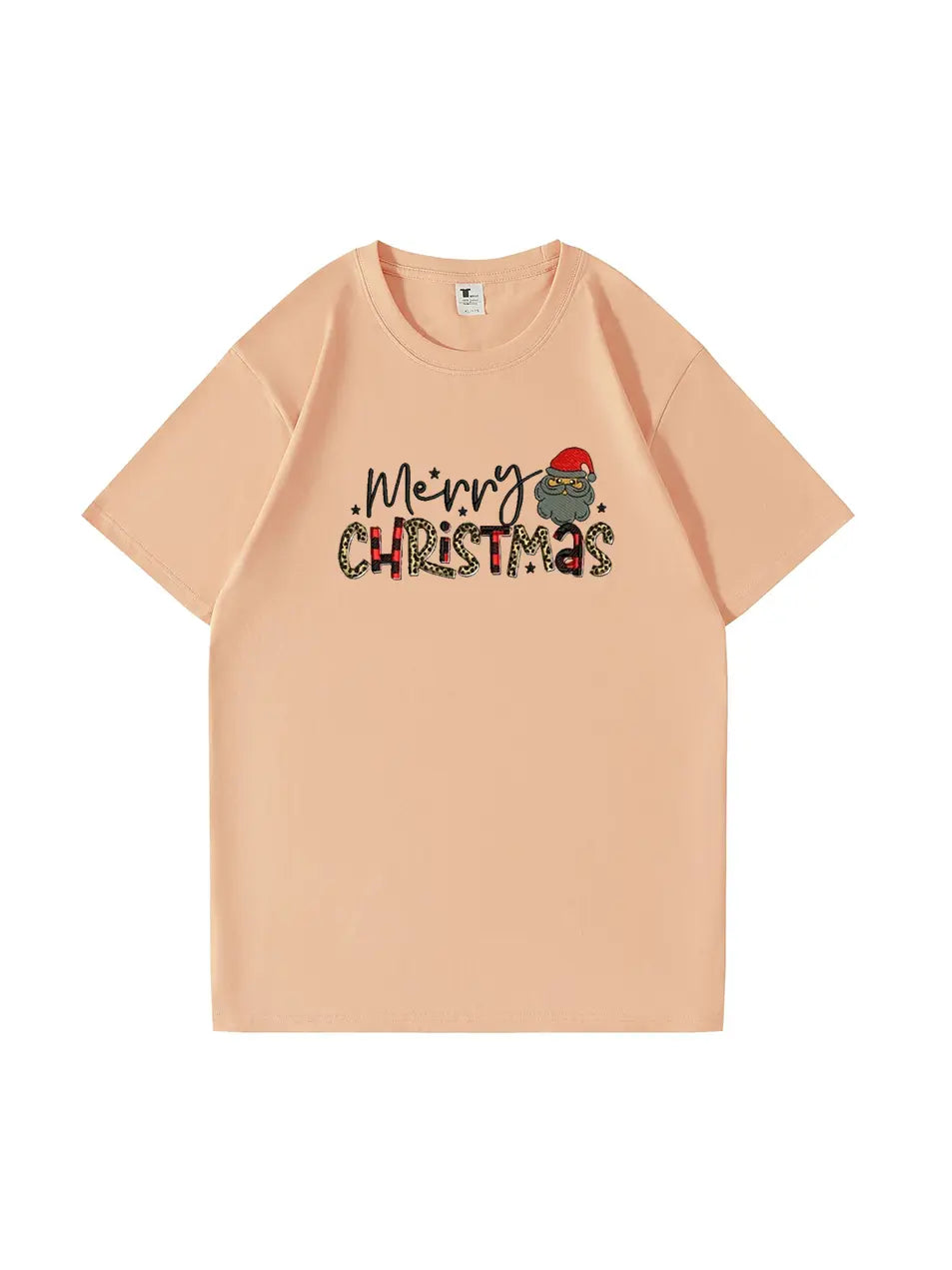 Merry Christmas Custom Cotton T-Shirt Holiday Gift for Men and Women