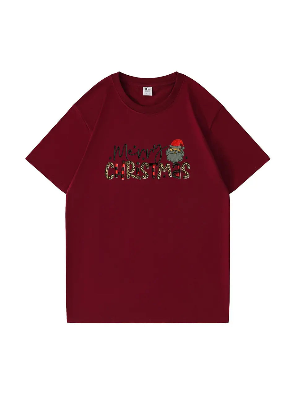 Merry Christmas Custom Cotton T-Shirt Holiday Gift for Men and Women