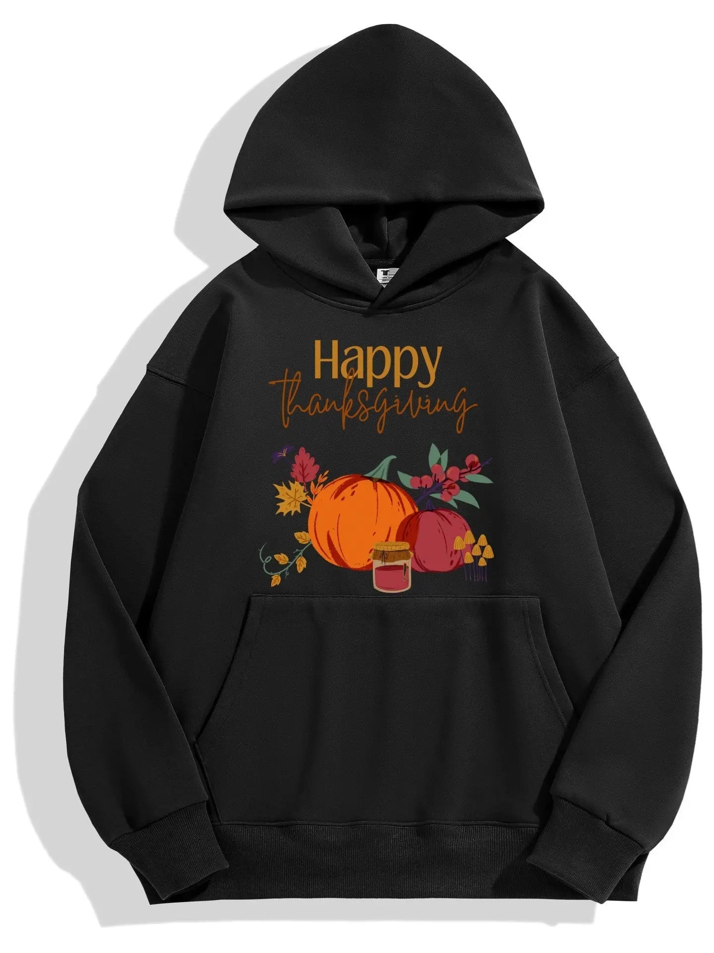Pumpkin Thanksgiving Hoodie Sweatshirt Cozy Fall Outfit for Festive Holiday Style