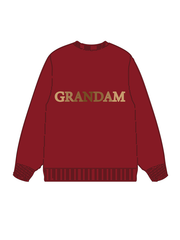 320g Sunflower Grandma Letter Printed Cotton Sweatshirt