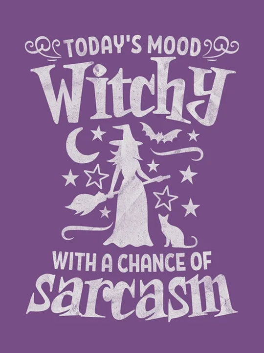 Witchy With A Chance of Sarcasm Custom Hoodie