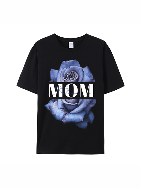 180g Rose Cotton T-shirt for Mom