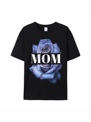 180g Rose Cotton T-shirt for Mom