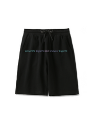 260g Colored Women Rights Printed Shorts for Women