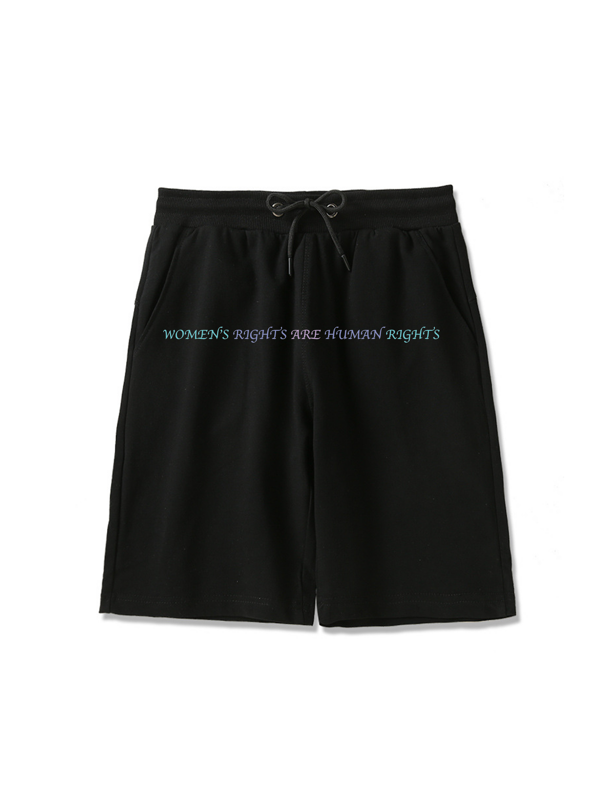 260g Colored Women Rights Printed Shorts for Women