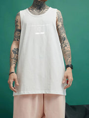 Hip Hop Cotton Printed Vest Sleeveless T-shirt
