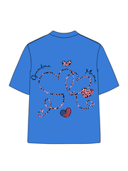 180g Leopard Print Grandma Letter Printed Cotton T-shirt