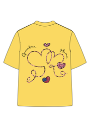 180g Leopard Print Grandma Letter Printed Cotton T-shirt