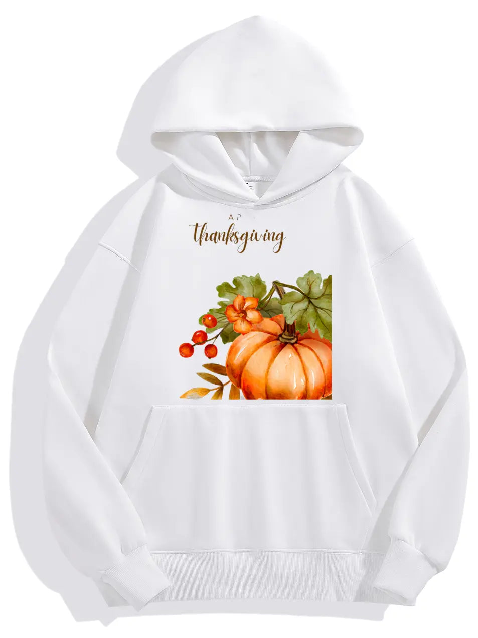 Pumpkin Thanksgiving Hoodie Sweatshirt Perfect Fall Holiday Wear for Warmth and Style