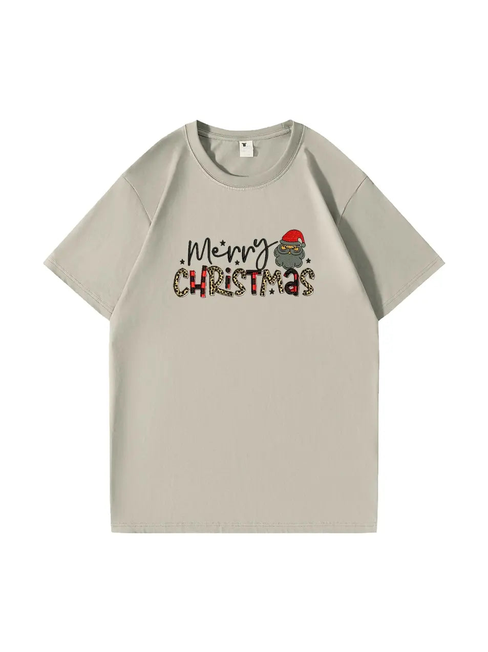Merry Christmas Custom Cotton T-Shirt Holiday Gift for Men and Women