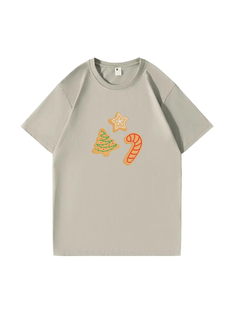Custom Personalized Christmas Printed Cotton T-Shirt  Festive and Unique Tee for Holiday Cheer and Seasonal Celebrations