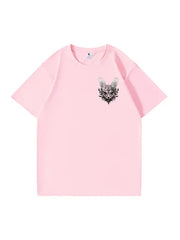 240g Cotton Easter Future Rabbit Printed T-shirt