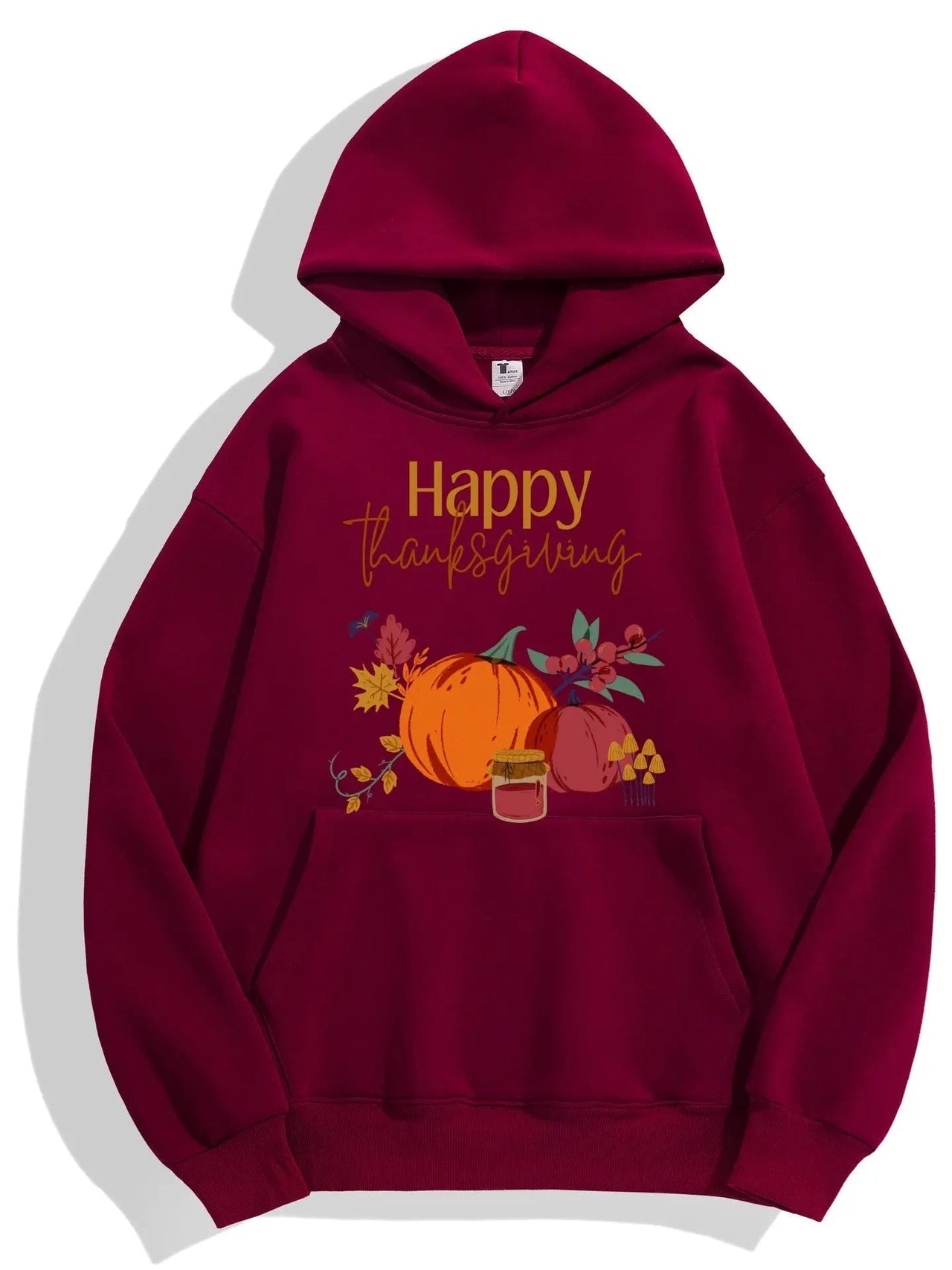 Pumpkin Thanksgiving Hoodie Sweatshirt Cozy Fall Outfit for Festive Holiday Style