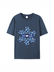 180g Mama Garland Printed Cotton T-shirt