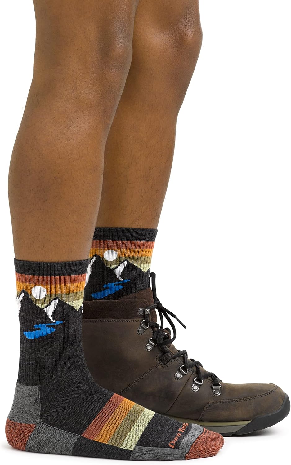 Darntough Vermont Sunset Ridge Crew Lightweight with Cushion Sock