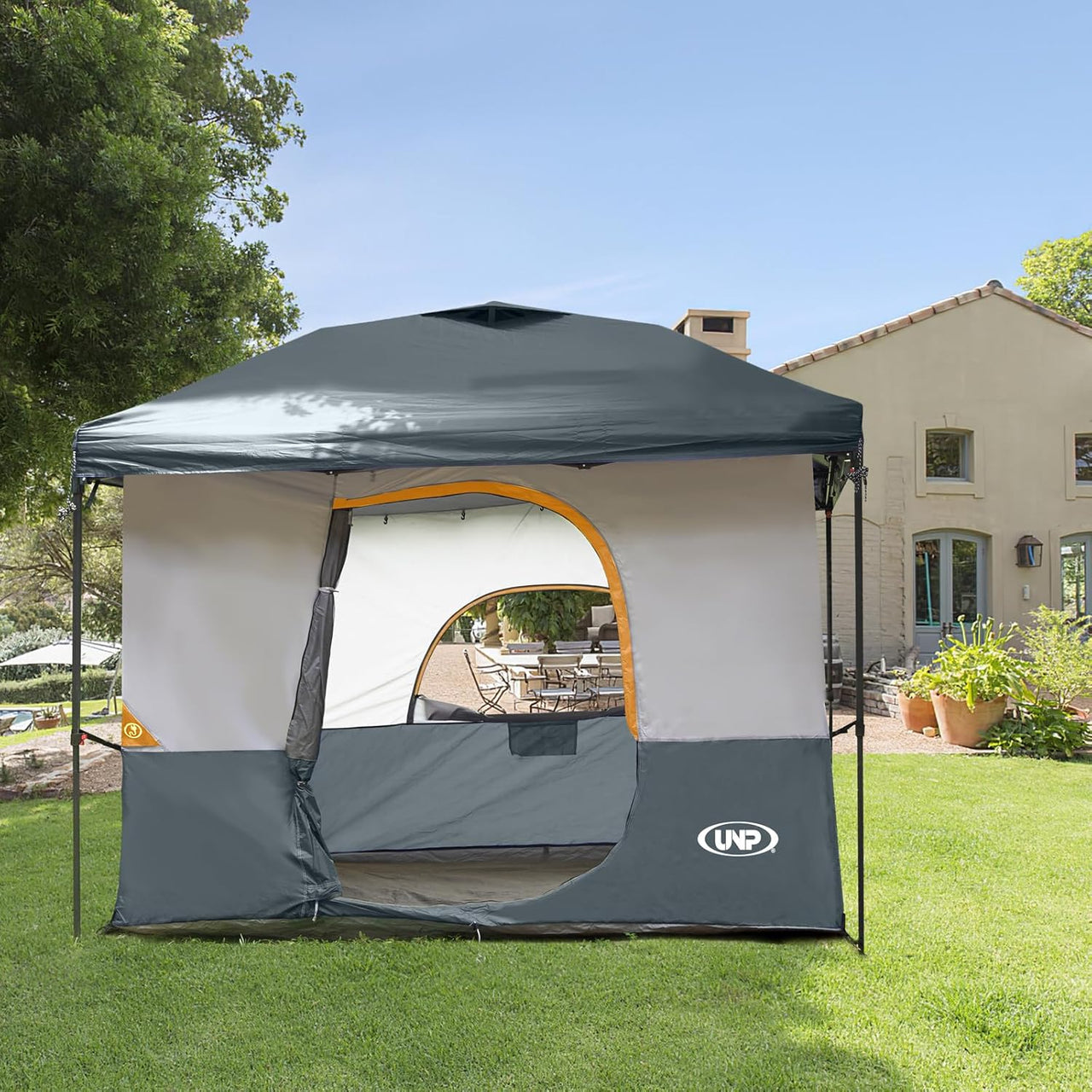 10x10 Camping Cube Tent for Canopy SUV Jeep Tailgate Blue