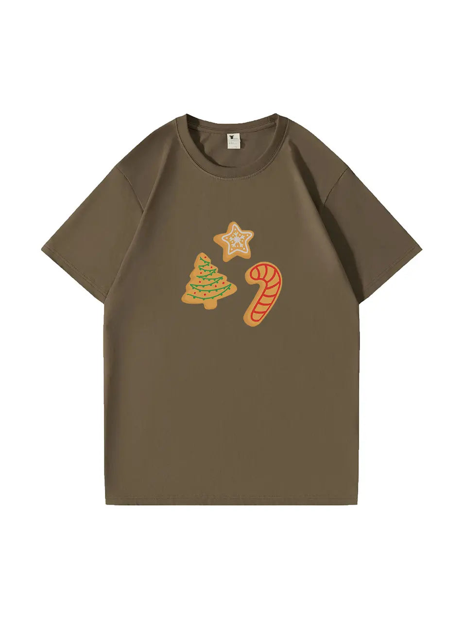 Custom Personalized Christmas Printed Cotton T-Shirt  Festive and Unique Tee for Holiday Cheer and Seasonal Celebrations