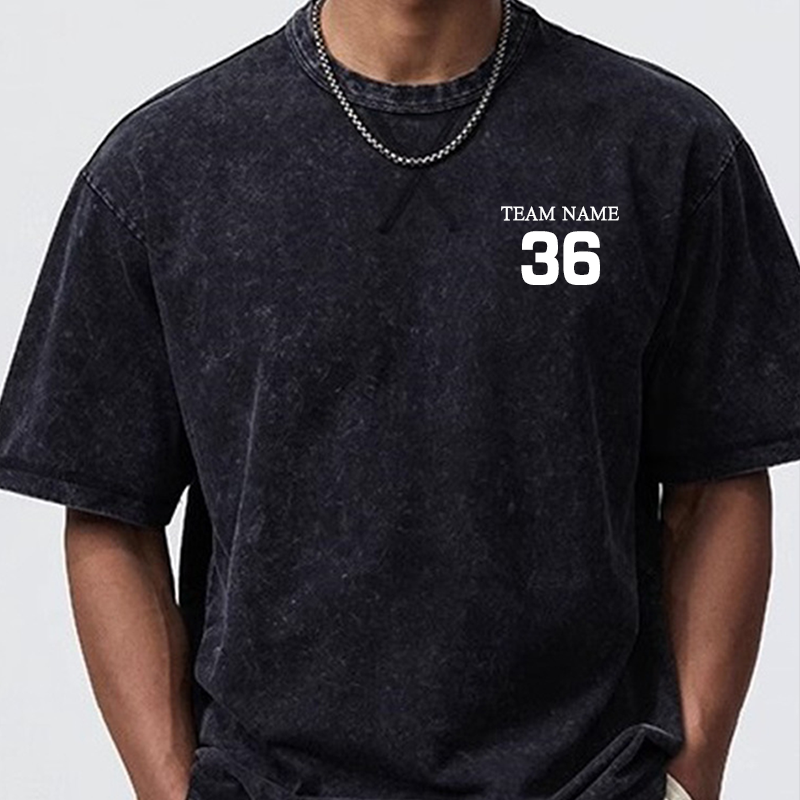 Custom Vintage Wash Cotton T-Shirt Perfect for Everyday Wear