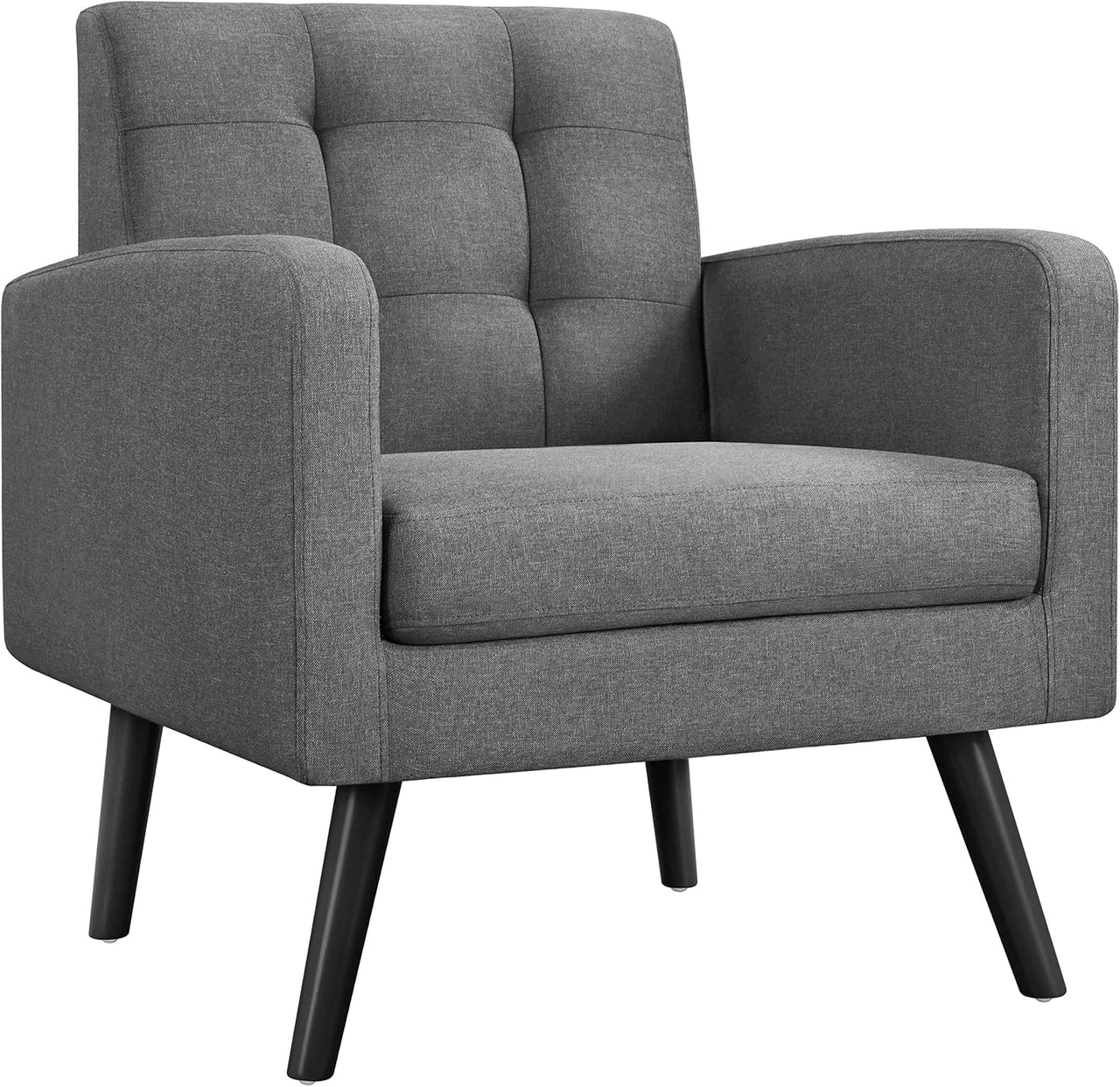 Yaheetech PU Leather Mid-Century Accent Chairs