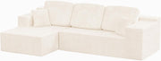 108" Modular Sectional Sofa Boneless Couch with L-Shape Chaise