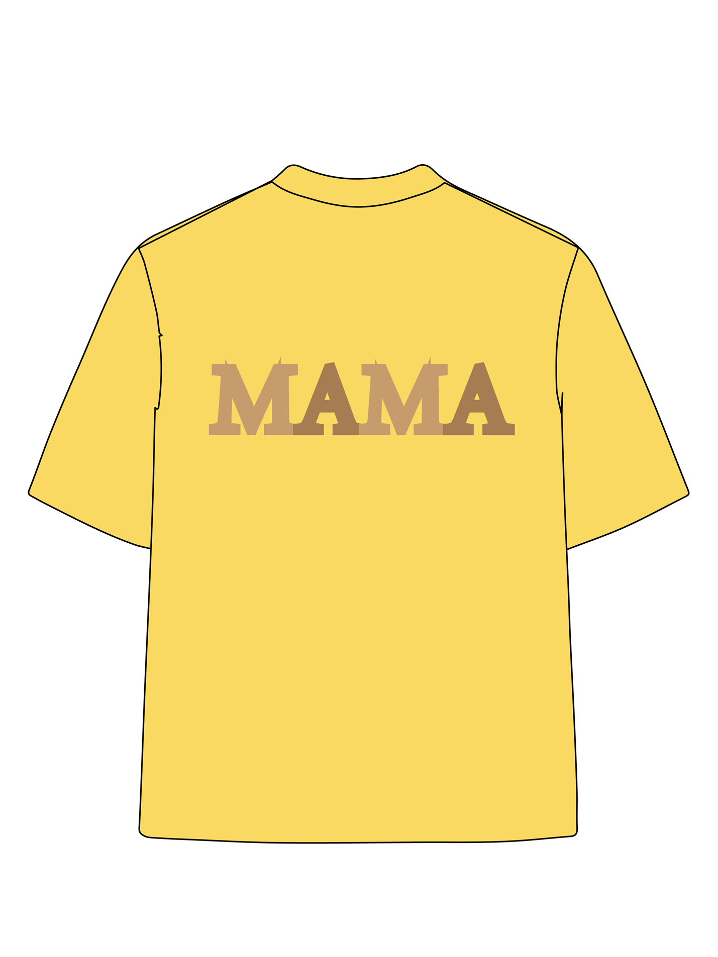 180g Sunflower Mama Letter Printed Cotton T-shirt