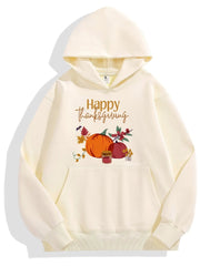 Pumpkin Thanksgiving Hoodie Sweatshirt Cozy Fall Outfit for Festive Holiday Style