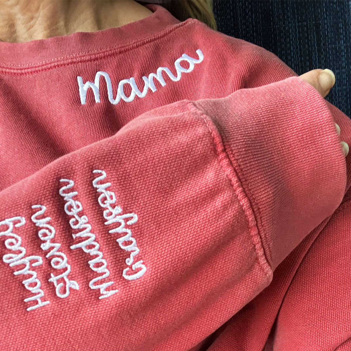 Custom Embroidered Mama Sweatshirt Mother's Day Gift for Mom