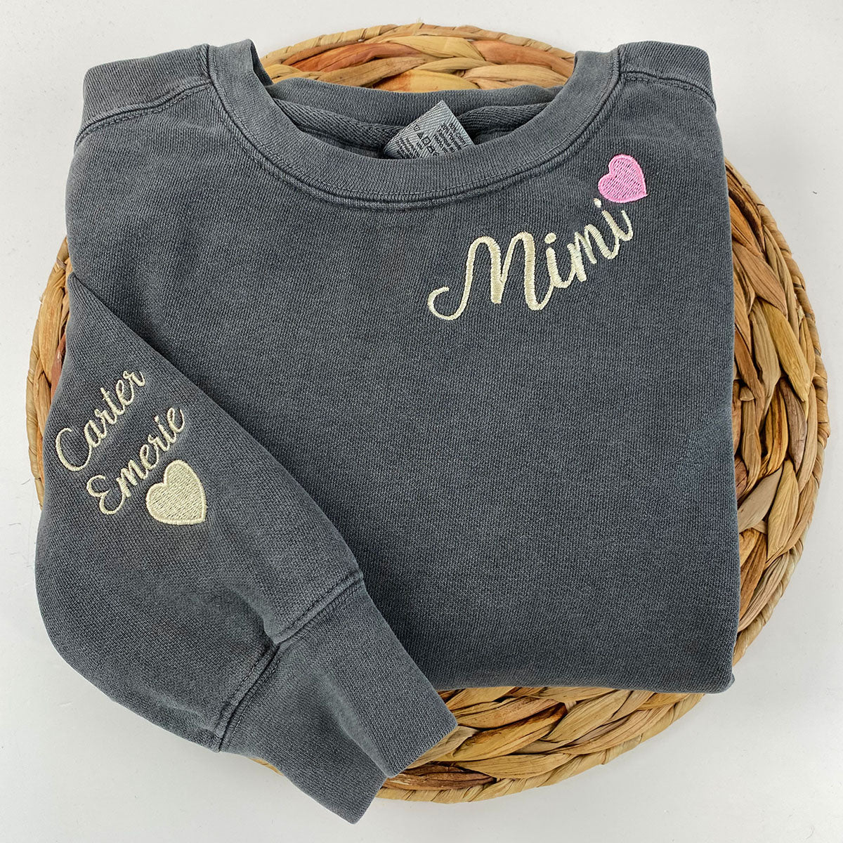 Custom Embroidered Mama Sweatshirt Mother's Day Gift for Mom