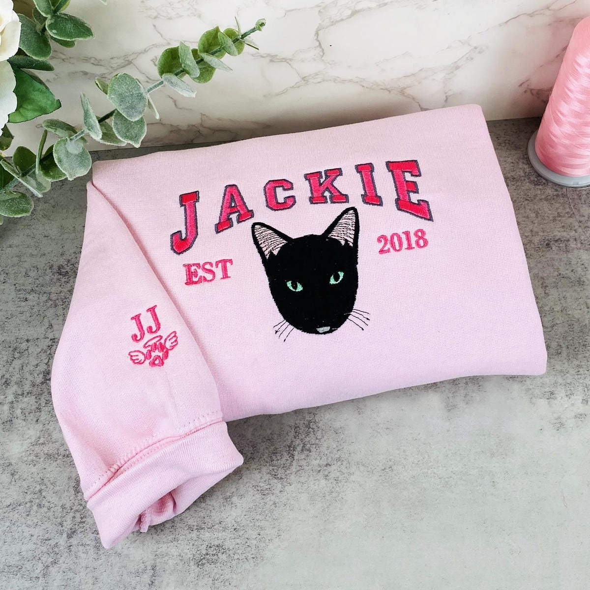 Personalized Cat Sweatshirt Pet Memorial Gift for Cat Lover