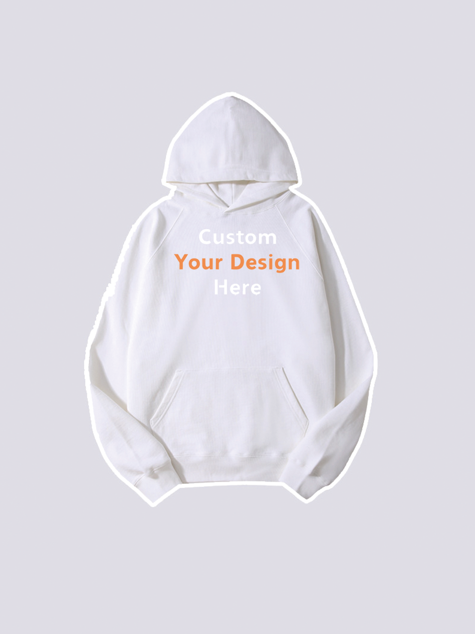460g Custom Cotton Hoodie Premium Heavyweight Sweatshirt with Personalized Fit