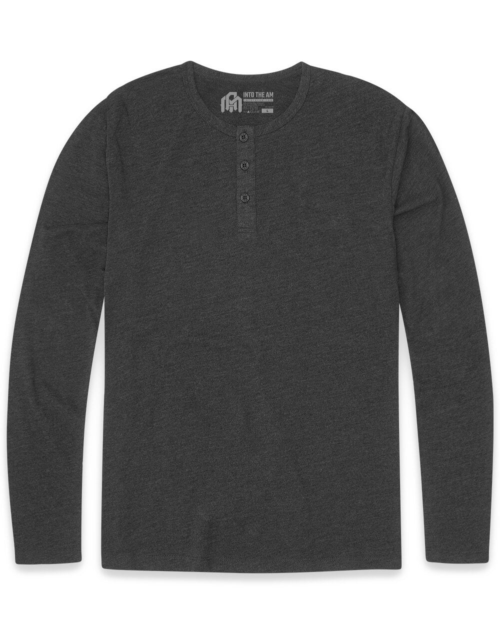 Long Sleeve Henley Tee Soft Comfortable Classic Fit