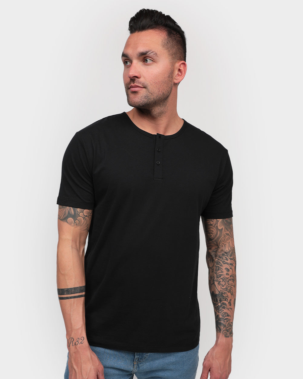 Basic Cotton Tee for Men Soft Breathable Classic Fit T Shirt for Daily Wear
