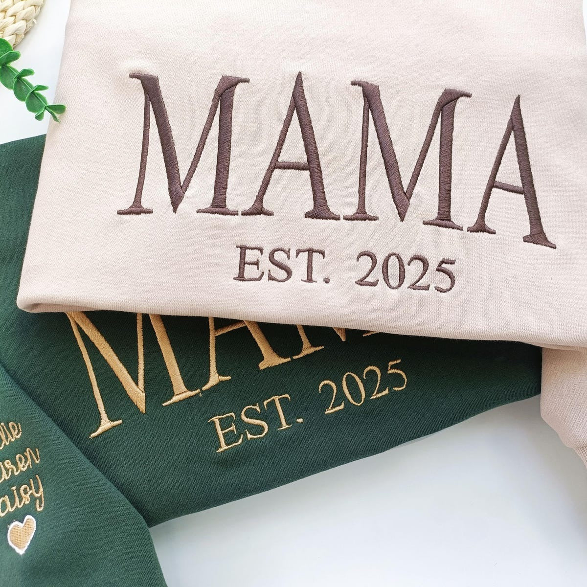 Custom Mom Sweatshirt with Est Year for Mother's day