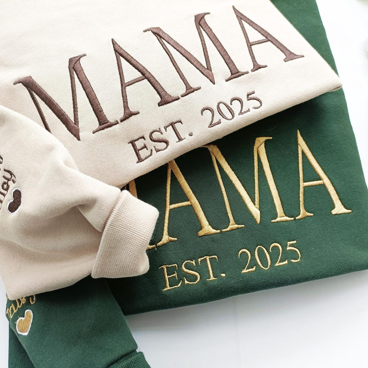 Custom Mom Sweatshirt with Est Year for Mother's day