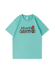 Merry Christmas Custom Cotton T-Shirt Holiday Gift for Men and Women