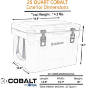 25 Quart Roto-Molded Super Ice Cooler
