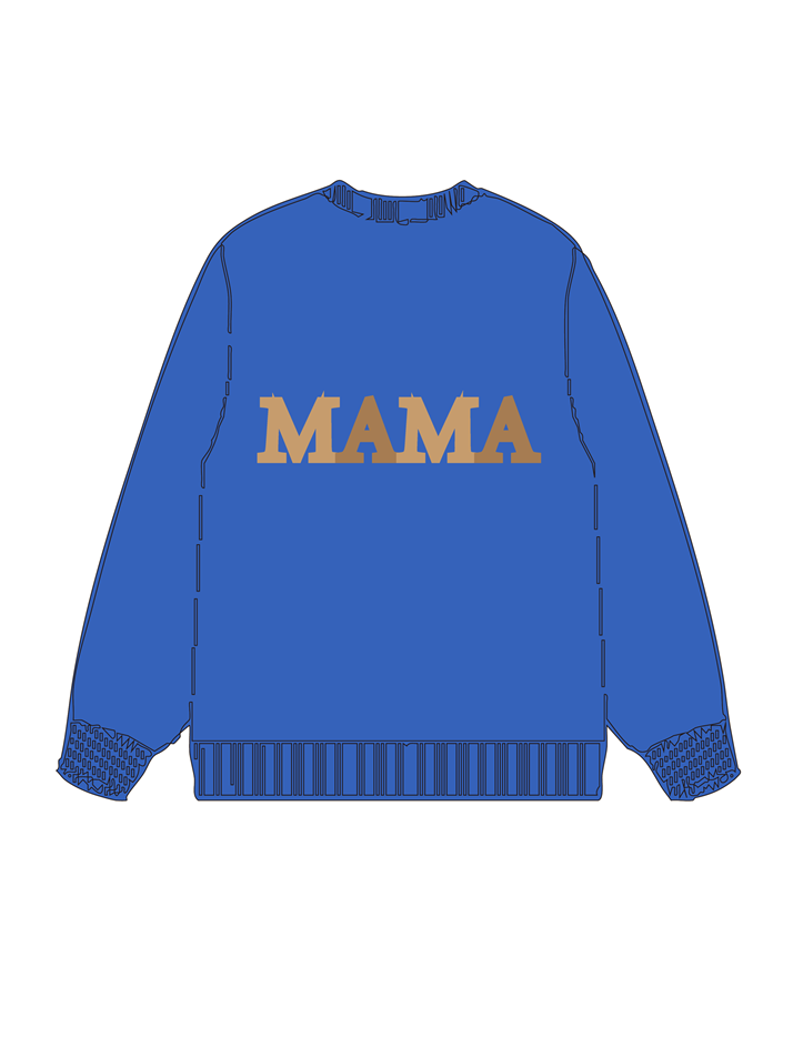 320g Sunflower Mama Letter Printed Cotton Sweatshirt