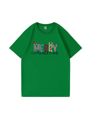 Custom Merry Christmas T-Shirt  Festive and Comfortable Tee for Holiday Cheer