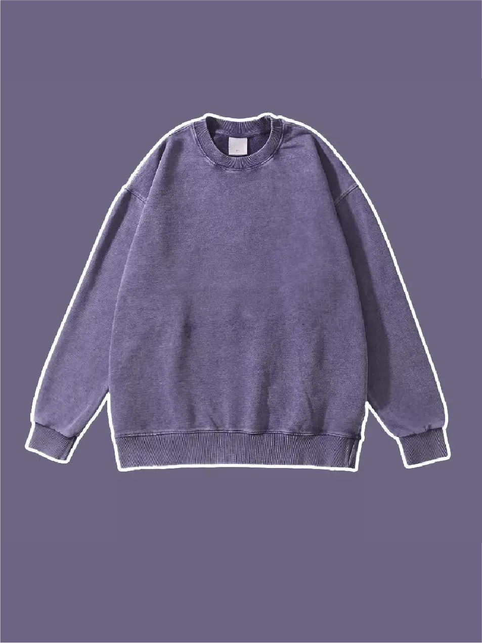 450g Washed Vintage Cotton Sweatshirts