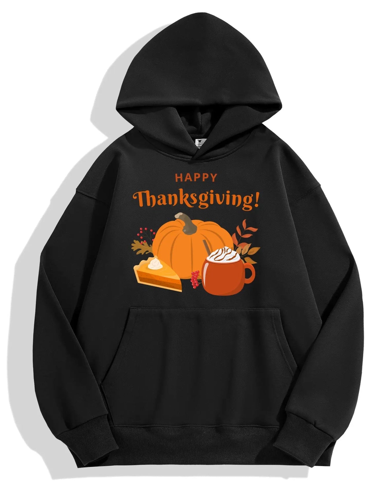 Women's Pumpkin Thanksgiving Hoodie  Cozy Holiday Sweatshirt for Festive Celebrations