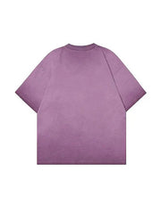 Women's Washed Vintage Letter Graphic Tee
