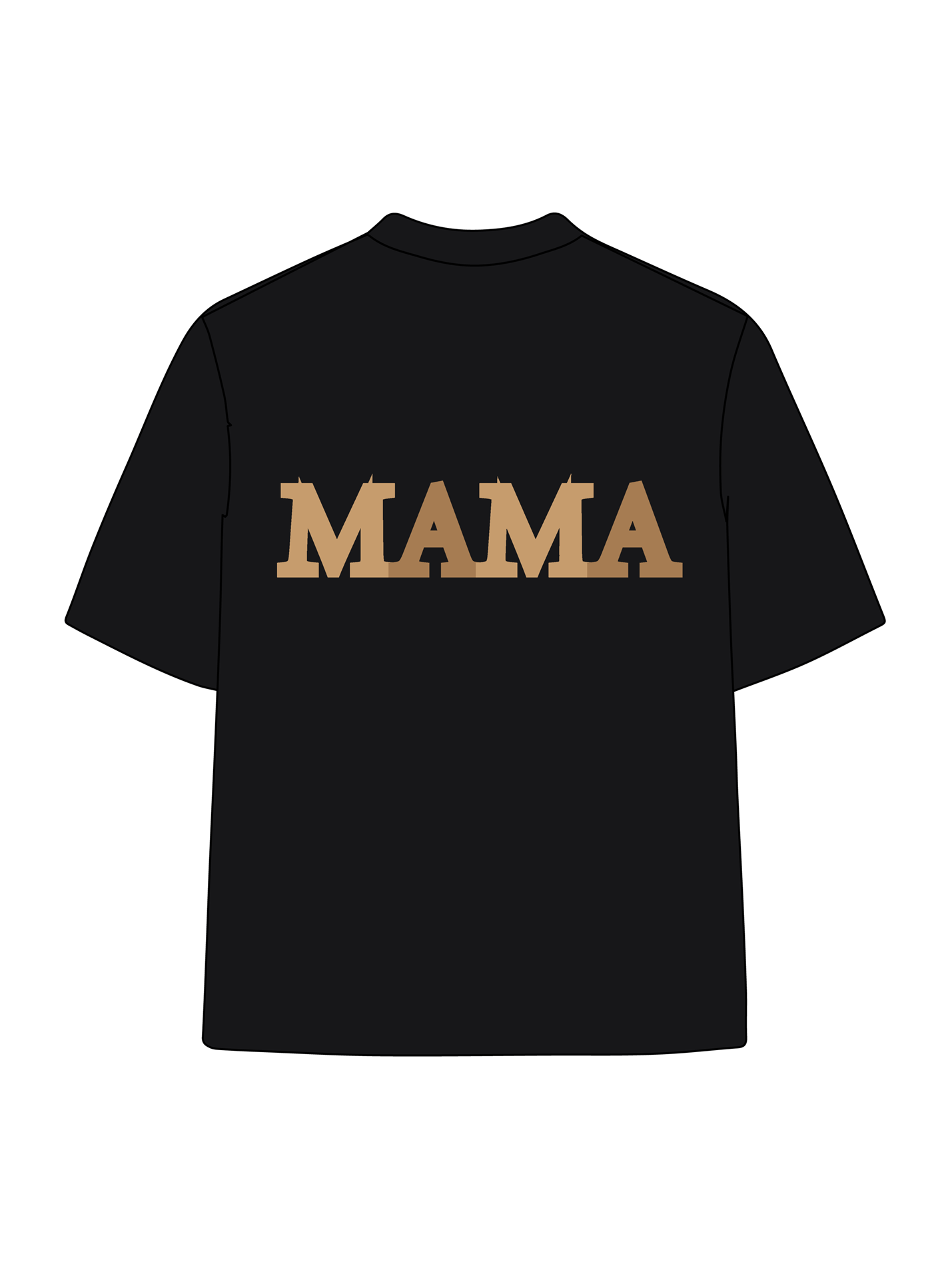 180g Sunflower Mama Letter Printed Cotton T-shirt